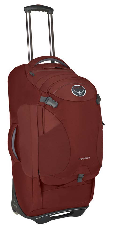 Travel backpack with wheels