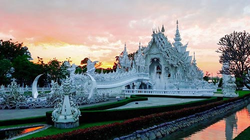 white temple