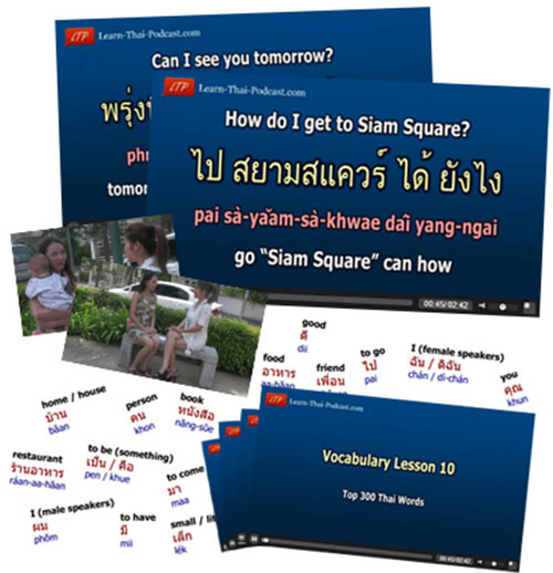 learn thai podcast shopping conversation