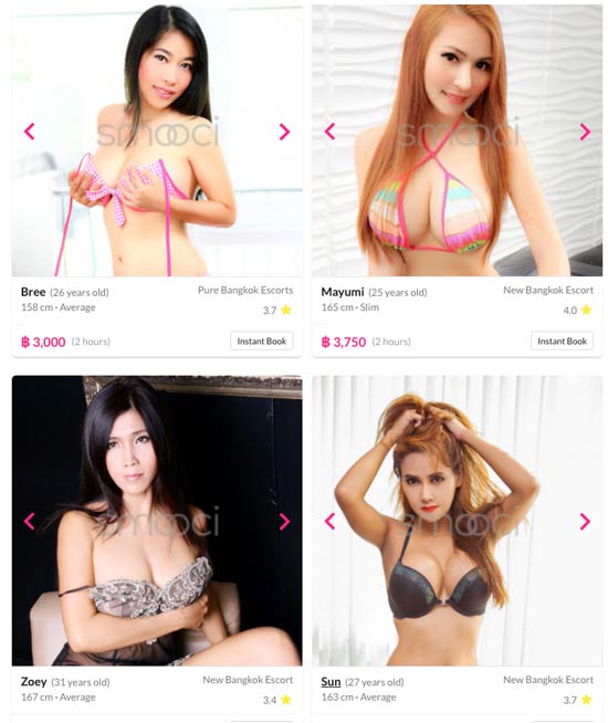 hire a bangkok escort